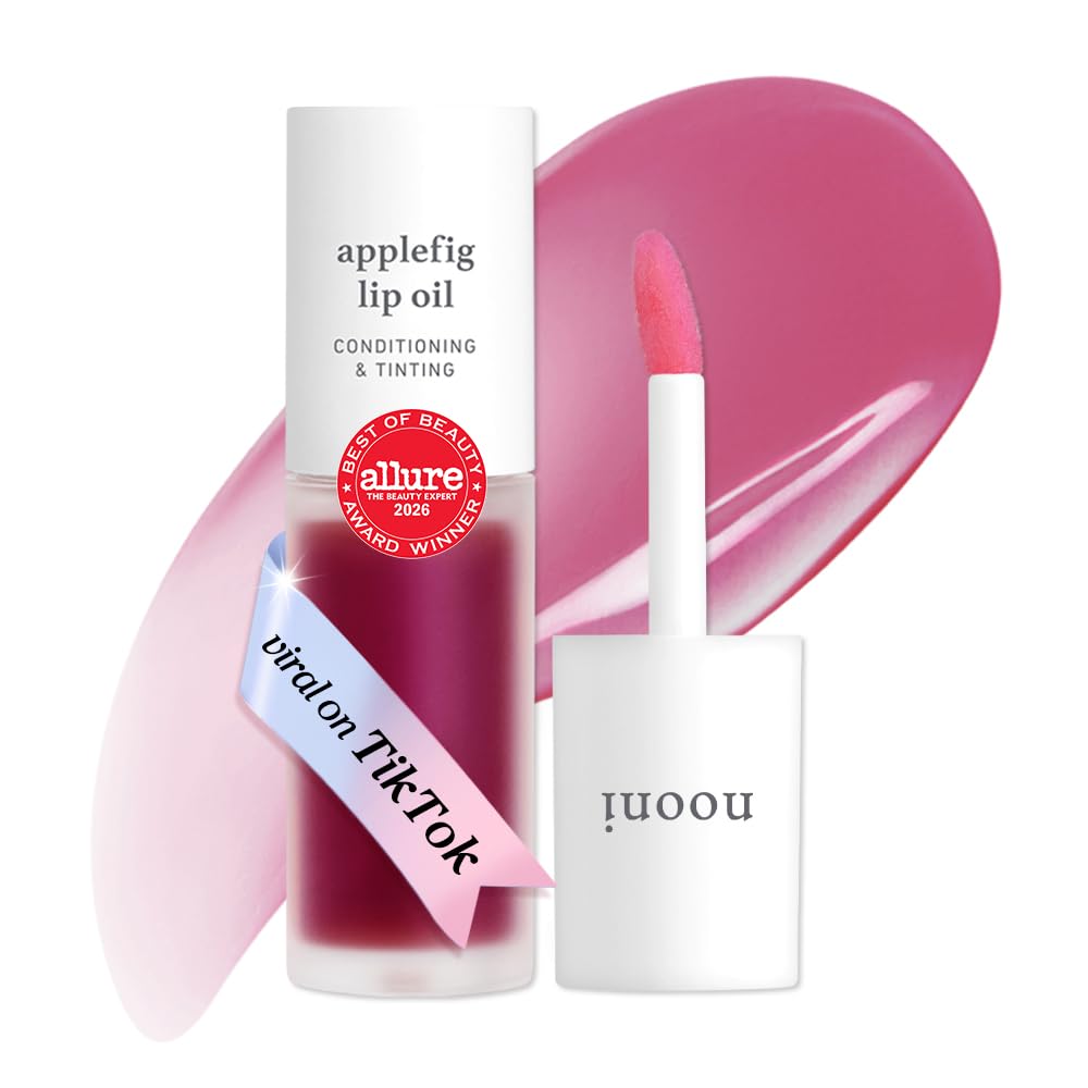NOONI Korean Lip Oil - Appleberry - pH Color-Changing Plumping Lip Gloss