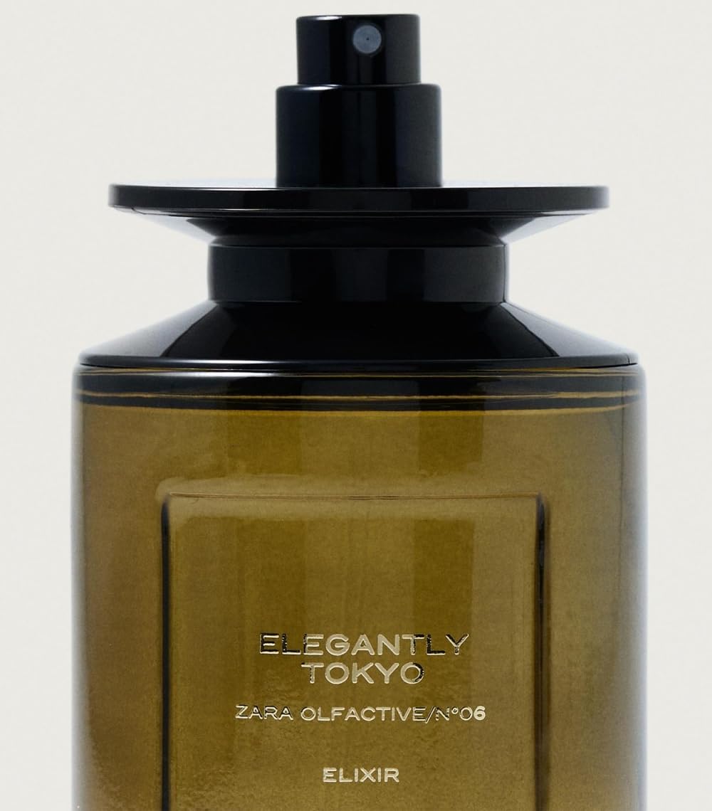 Zara Elegantly Tokyo Elixir Parfum for Men, Woody Floral Fragrance with Jasmine, White Flowers and Akigalawood Notes, Long-Lasting Cologne Spray by Jo Malone CBE, 100ml (3.4 fl. oz.)