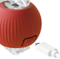 Automatic Ball for Small Dogs & Cats - Activated Moving Toy, Rechargeable, Self Play, Ball Toy with Long Tail Teaser