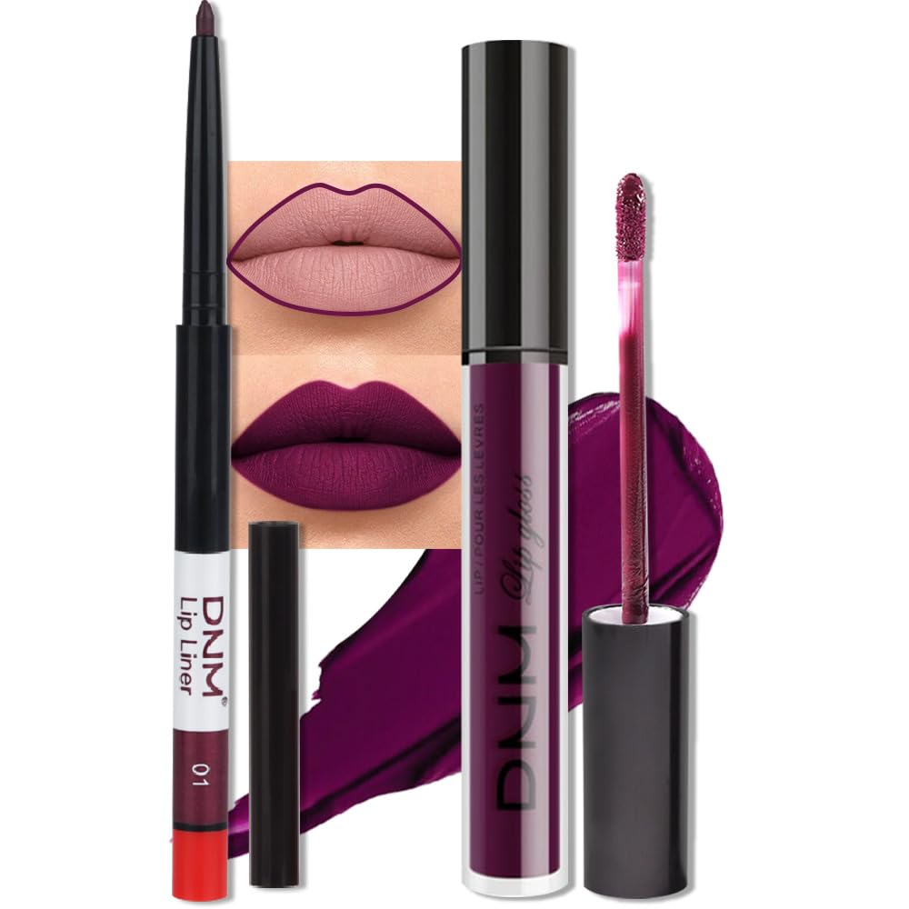 evpct 3Pcs Dark Red Purple Plum Matte Liquid Lipstick Sets for Women Matte Lip Stain Long Lasting Waterproof, Burgundy Blood Blue Red lipstick, Black Cherry Maroon Gothic 24 Hours Magic Lipsticks