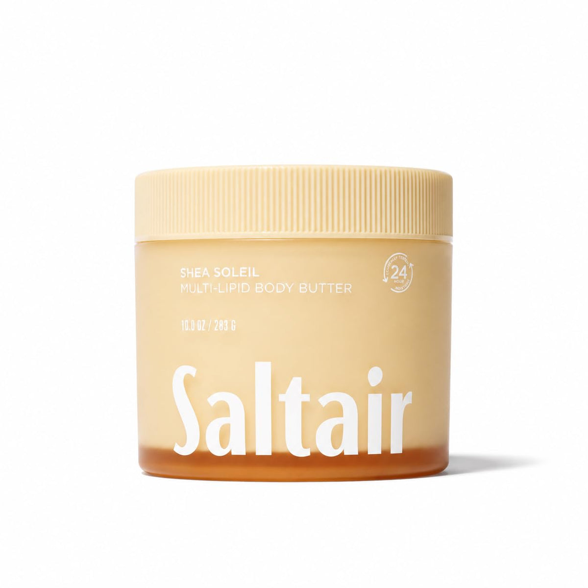 Saltair Multi-Lipid Body Butter - Rich, Nourishing Hydrating Body Cream with Ceramide Complex, Coconut Oil, Shea Butter, and Sea Buckthorn. Moisturizing Dry Skin Care. 10oz Jar - Santal Bloom