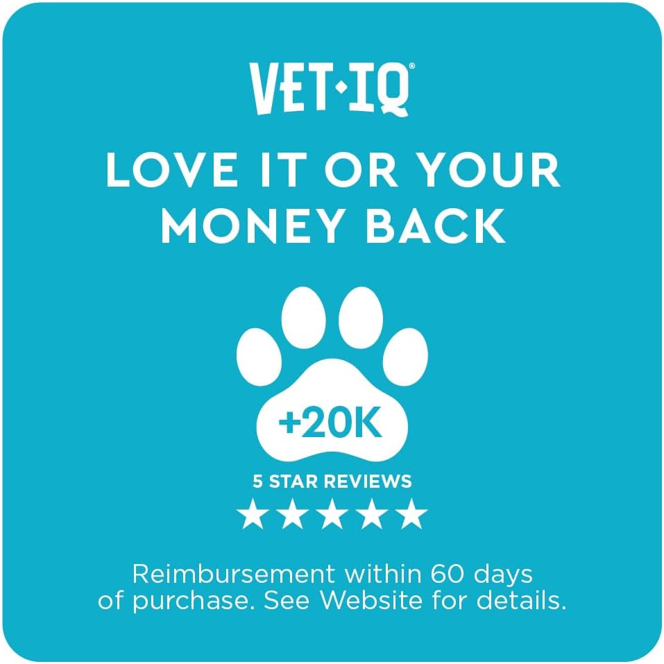 VetIQ Hip & Joint Supplement for Cats, Chicken Flavored Joint Health Supplement with Glucosamine and Green Lipped Mussel for Mobility and Arthritis Support, 3.7oz
