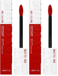 Maybelline Super Stay Matte Ink Liquid Lipstick Makeup, Long Lasting High Impact Color, Up to 16H Wear, Composer, Cherry Brown, 1 Count, Packaging May Vary