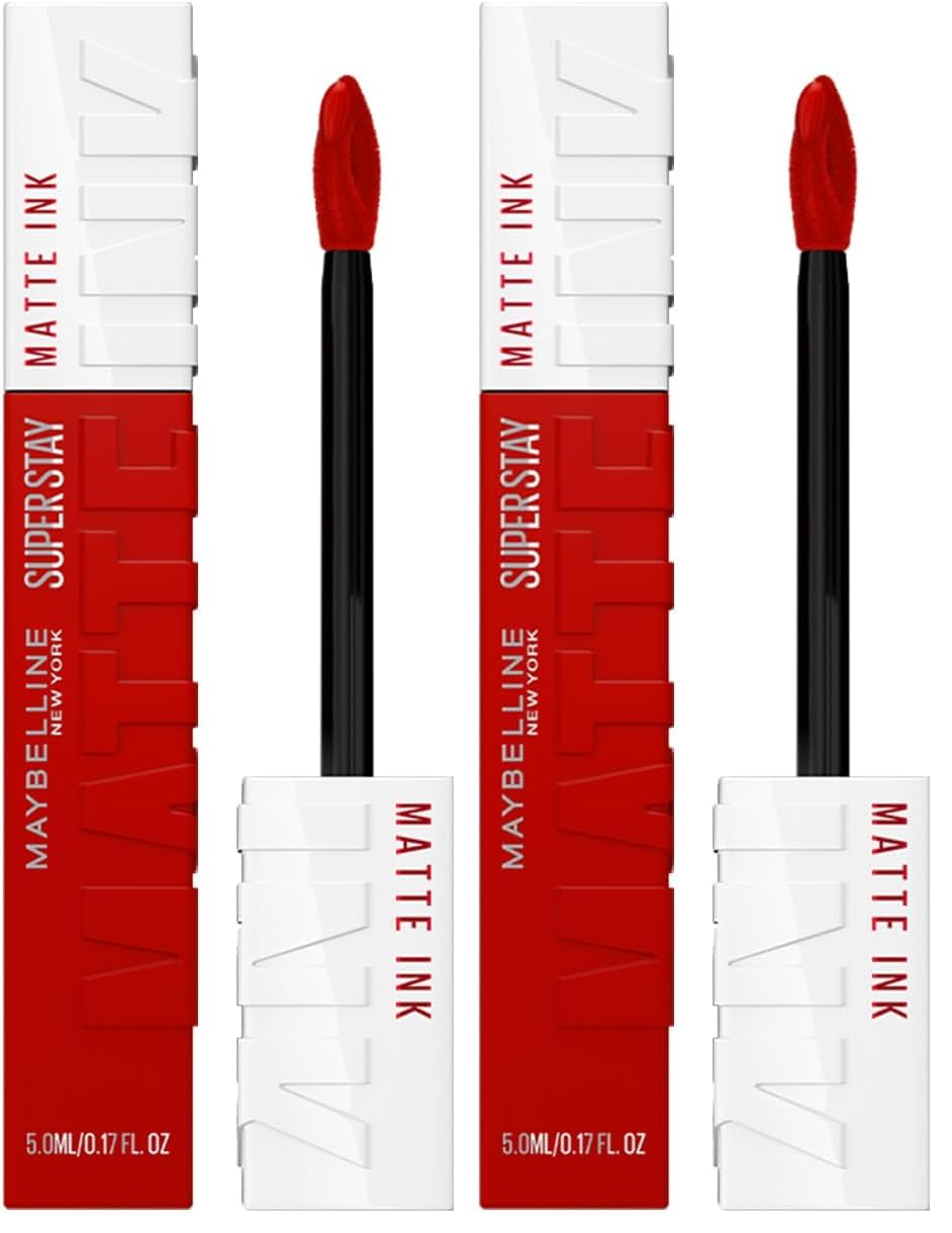 Maybelline Super Stay Matte Ink Liquid Lipstick Makeup, Long Lasting High Impact Color, Up to 16H Wear, Composer, Cherry Brown, 1 Count, Packaging May Vary