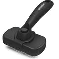Swihauk Self Cleaning Slicker Brush - Skin Friendly Deshedding Grooming Tool for Dogs & Cats, Suitable for Shedding & Haired Pets, with Pet Supplies Accessories, Blue