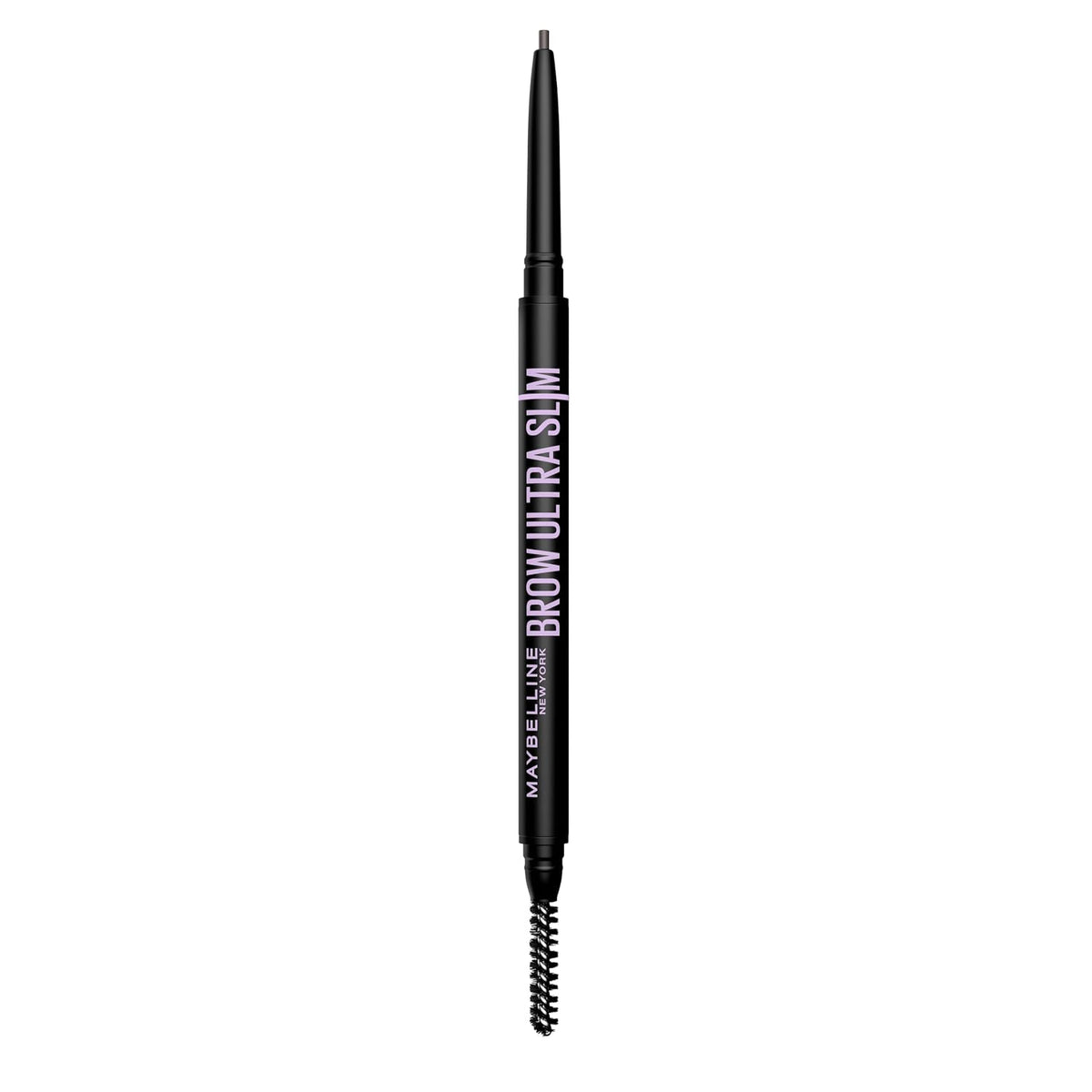 Maybelline Express Brow Ultra Slim Eyebrow Makeup, Brow Pencil with Precision Tip and Spoolie for Defined Eyebrows, Black Brown, 1 Count (Packaging May Vary)