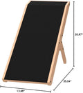 Dog Ramp for Couch – Non-Slip, Sturdy Build Foldable Wooden Dog Ramp – Supports up to 200 lbs – 7 Adjustable Heights (14"–20.5") – Enhanced Stability – Birchwood Pet Ramp for Small Dogs – Natural