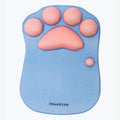 WESAPPINC Cat Paw Mouse Pad with Wrist Support Soft Silicone Wrist Rests Non Slip Ergonomic Mousepad for Office Computer Gaming Desk Decor (10.7x7.8x0.9'') (Black Cherry), large
