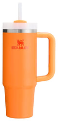 STANLEY Quencher H2.0 Tumbler with Handle and Straw 40 oz Flowstate 3-Position Lid Cup Holder Compatible for Travel Insulated Stainless Steel Cup BPA-Free Rose Quartz 2.0