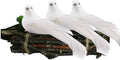 UWIOFF 12 Pcs Artificial White Dove Birds Clip On Christmas Tree Ornament