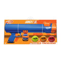 Nerf Dog Tennis Ball Blaster Dog Toy Blue/Orange, 16 Inch Compact Blaster with 1 Ball