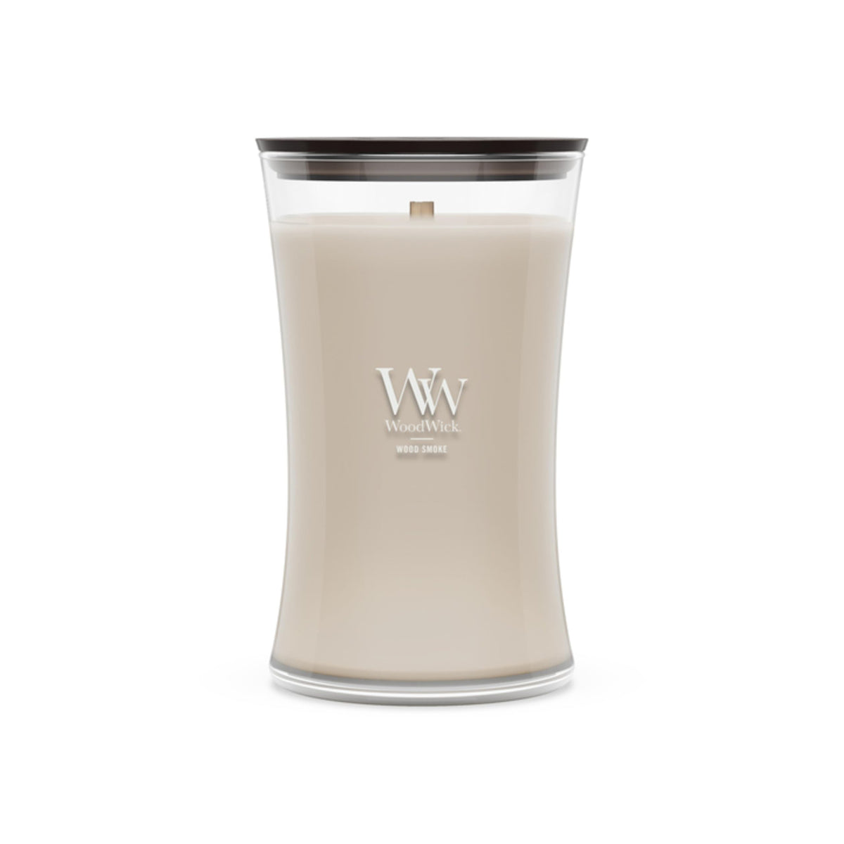 WoodWick Fireside Holiday Candle Gifts for Women and Men, 9.7 oz Medium Hourglass Candle with Crackling Wick