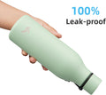 Konokyo Insulated Water Bottle with Strap,18 oz Double Wall Stainless Steel Vacuum Bottles Metal Water Flask,Macaron Green