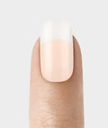 KISS Salon Acrylic Press On Nails, Nail glue included, 'Cashmere', French, Medium Size, Squoval Shape, Includes 28 Nails, 2g Glue, 1 Manicure Stick, 1 Mini file