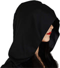Jeufoin Women's Gothic Victorian Witch Vampire Dress Medieval Renaissance Halloween Cosplay Hooded Costume