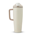 Owala FreeSip Tumbler Insulated Stainless Steel Water Bottle with Built-in Straw and Side Handle, For Travel, Work, School, and Sports, 40oz, BPA Free, Leak Proof, Strawberry Fields