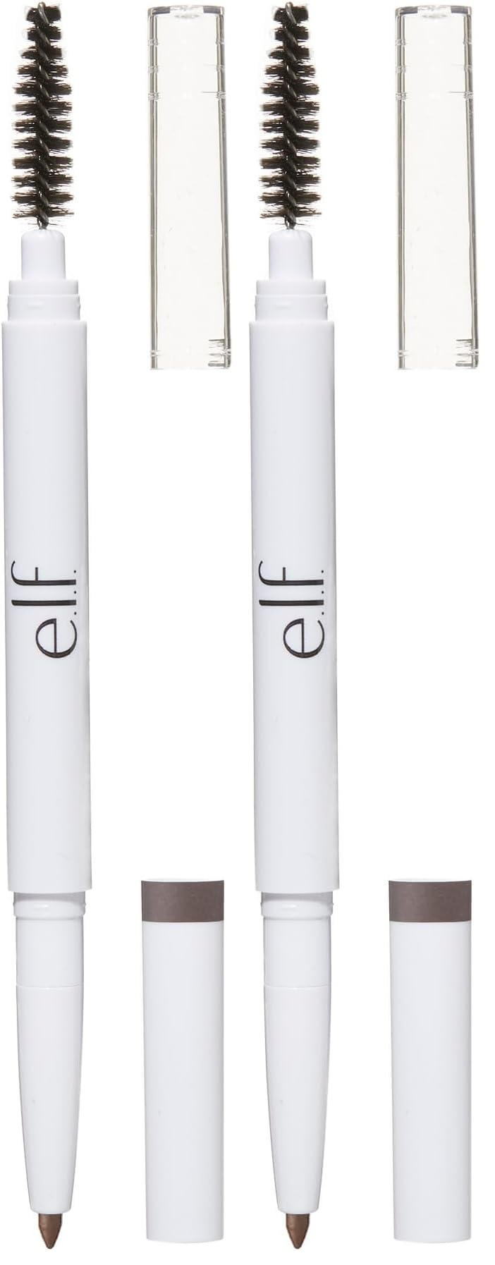 e.l.f. Instant Lift Brow Pencil, Dual-Sided, Precise, Fine Tip, Shapes, Defines, Fills Brows, Contours, Combs, Tames, 0.006 Oz, Deep Brown, 1 Count