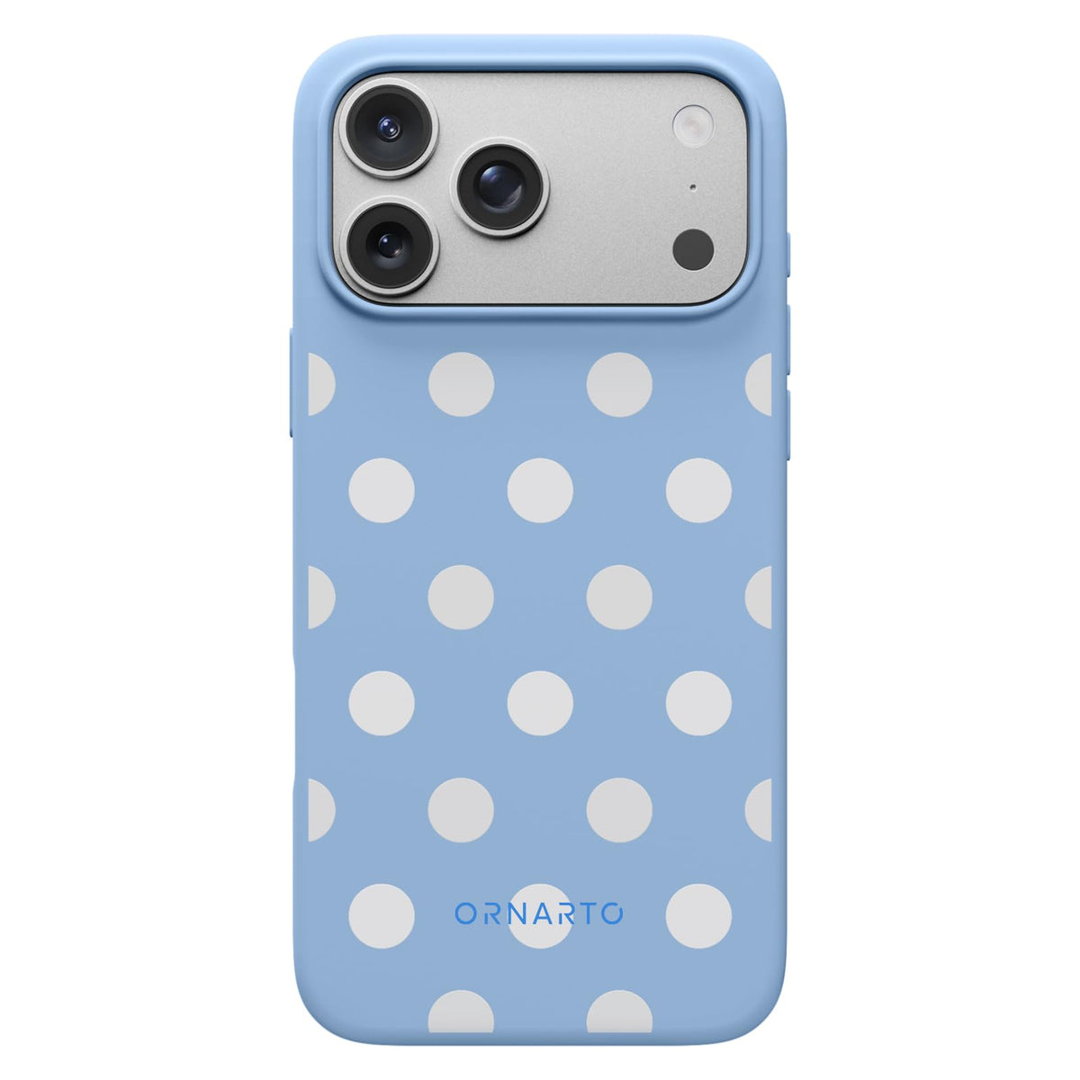 ORNARTO for iPhone 17 Pro Max Case, Liquid Silicone, Chalk Pink