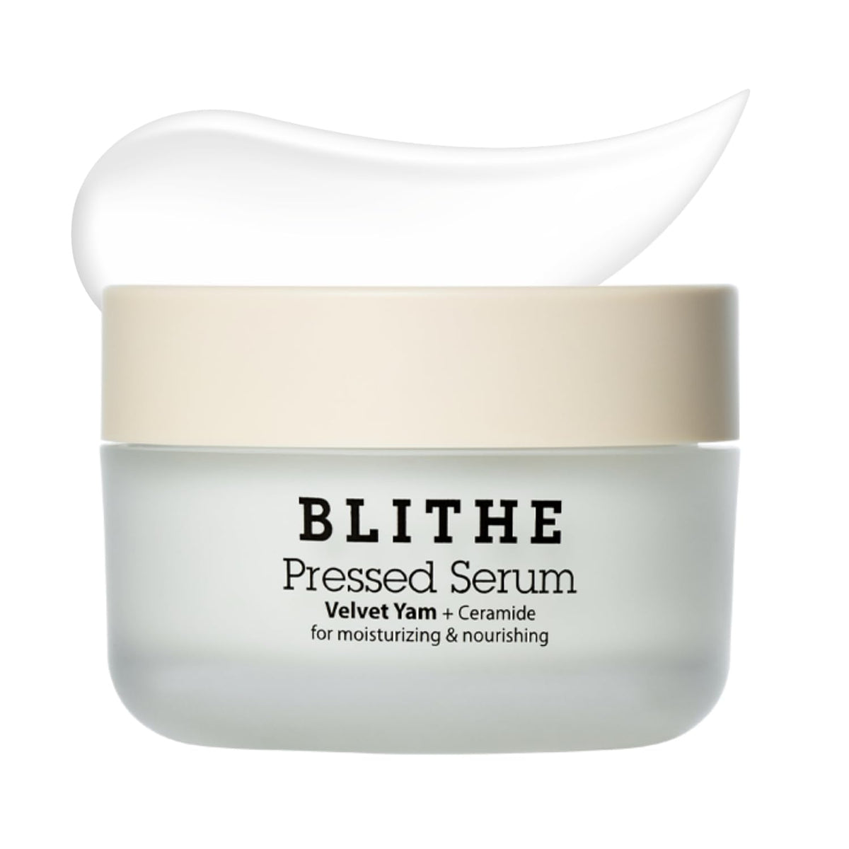BLITHE Pressed Serum Tundra Chaga With Peptide & Collagen | Korean Moisturizer | Anti Aging Cream & Skin Tightening Cream for Face | Formula for an Instant Face Lift, 1.69 fl oz