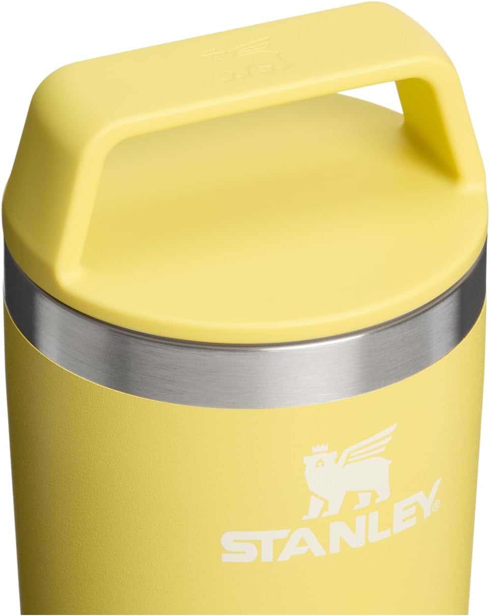 STANLEY Cafe To Go Travel Mug 16 oz | Leakproof Two-Part Drink Through Lid | Tumbler Cup for Coffee, Tea and Drinks | Insulated Stainless Steel Coffee Mug | BPA-Free | Daffodil