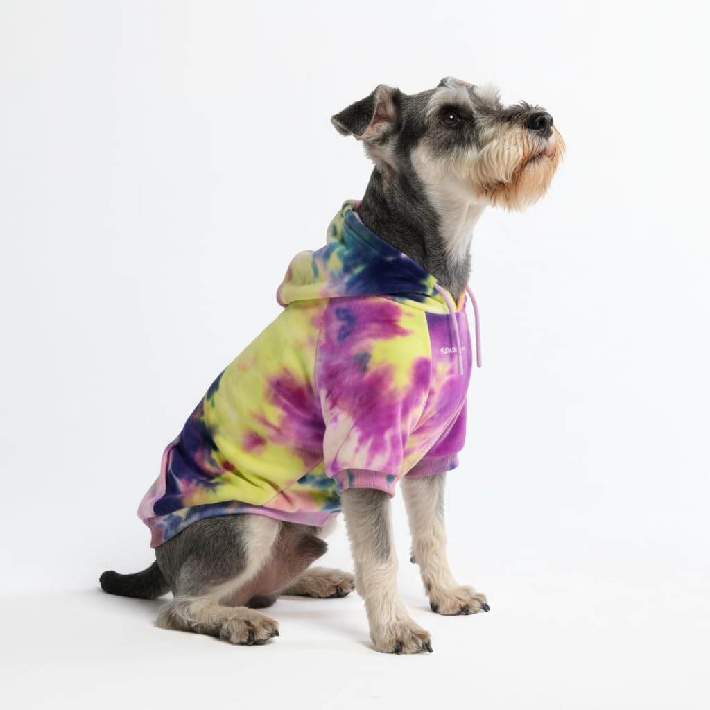 Spark Paws Dog Hoodie – Premium Dog Sweater for Small, Medium, and Large Dogs | Warm Outfits for French Bulldogs, Pitbull, Puppy, Winter Jacket Alternative - Alpine - L