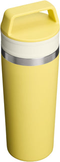STANLEY Cafe To Go Travel Mug 16 oz | Leakproof Two-Part Drink Through Lid | Tumbler Cup for Coffee, Tea and Drinks | Insulated Stainless Steel Coffee Mug | BPA-Free | Daffodil