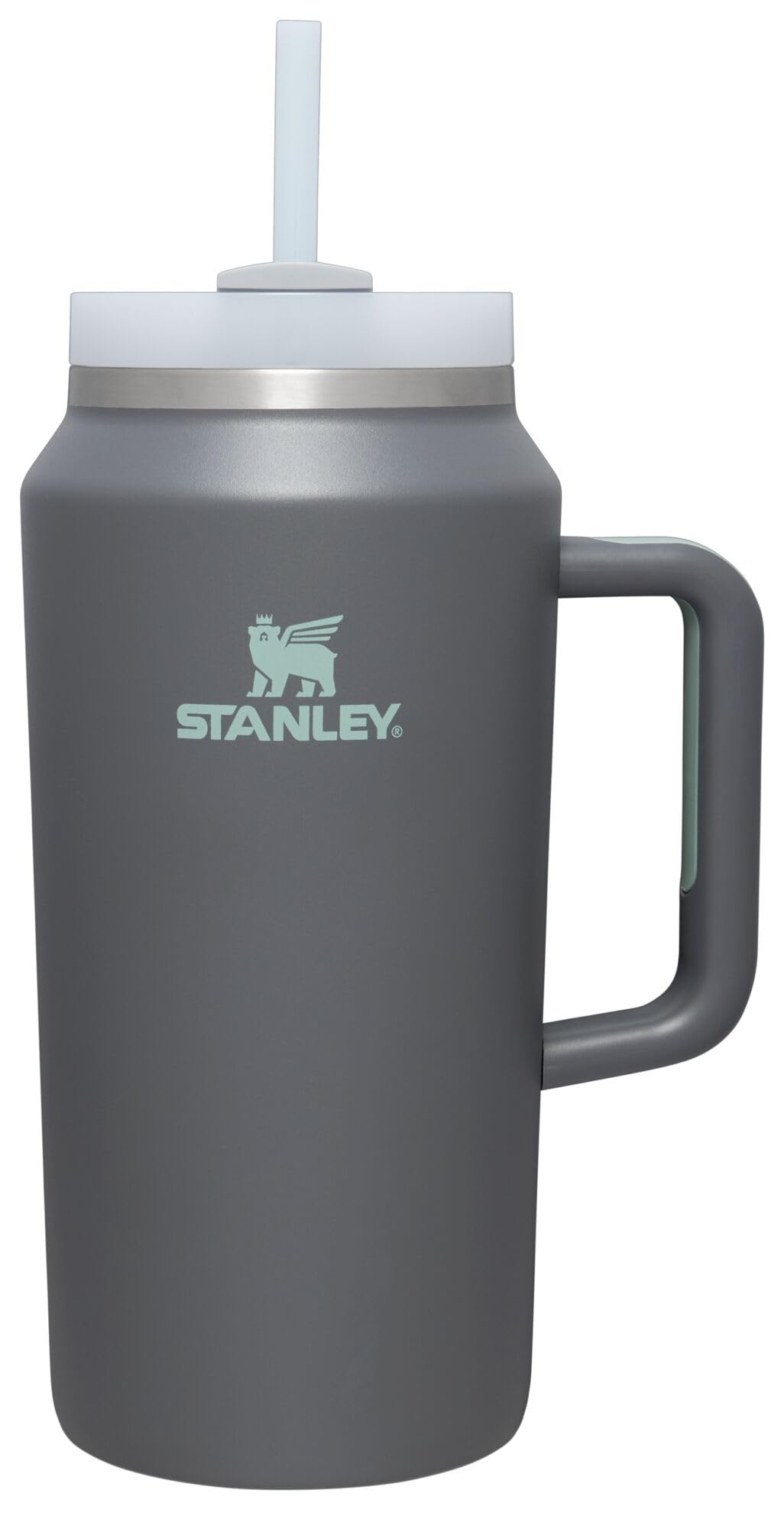 STANLEY Quencher H2.0 Tumbler with Handle and Straw 40 oz Flowstate 3-Position Lid Cup Holder Compatible for Travel Insulated Stainless Steel Cup BPA-Free Rose Quartz 2.0