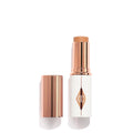 Charlotte Tilbury Unreal Skin Tint & Sheer Glow Hydrating Foundation Stick - Cream Foundation Makeup with Sheer-to-Light Coverage & a Buildable Formula - Blurring, Smoothing & Nourishing