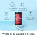 Ancient Nutrition Collagen Peptides Powder, Multi Collagen Protein, Women & Men, Vitamin C, Probiotics, Hydrolyzed Collagen, Supports Skin, Joints, Gut Health, Unflavored (40 Servings)