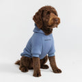 Spark Paws Dog Hoodie – Premium Dog Sweater for Small, Medium, and Large Dogs | Warm Outfits for French Bulldogs, Pitbull, Puppy, Winter Jacket Alternative - Slate Blue - XL
