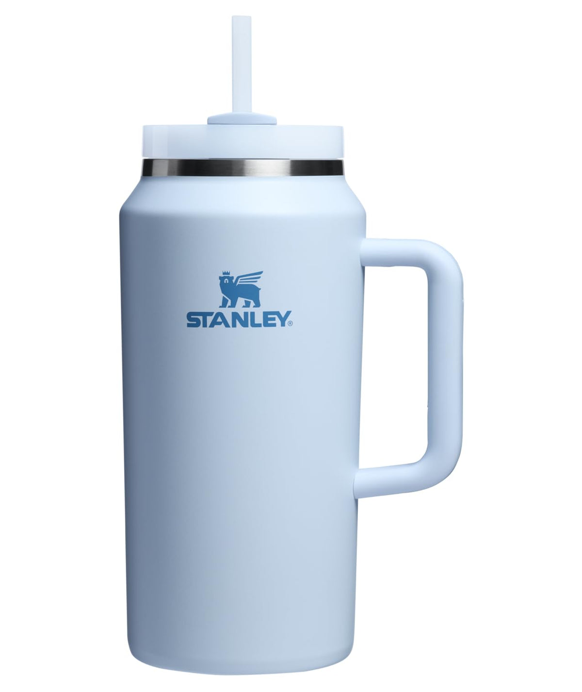 STANLEY Quencher H2.0 Tumbler with Handle and Straw 40 oz Flowstate 3-Position Lid Cup Holder Compatible for Travel Insulated Stainless Steel Cup BPA-Free Rose Quartz 2.0