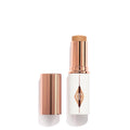 Charlotte Tilbury Unreal Skin Tint & Sheer Glow Hydrating Foundation Stick - Cream Foundation Makeup with Sheer-to-Light Coverage & a Buildable Formula - Blurring, Smoothing & Nourishing