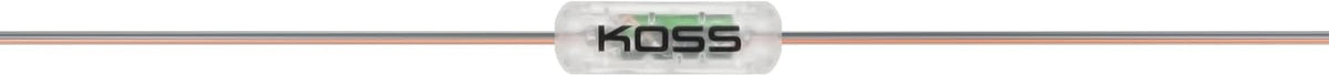 Koss CL/5i Clear Retro 90s Style On-Ear Headphones, Microphone Wired Plug