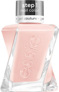 Essie Gel Couture Long-Lasting Nail Polish, Vegan, Clear, Shiny Top Coat, 0.46 fl oz