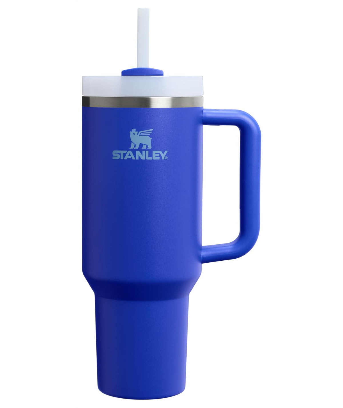 STANLEY Quencher H2.0 Tumbler with Handle and Straw 40 oz Flowstate 3-Position Lid Cup Holder Compatible for Travel Insulated Stainless Steel Cup BPA-Free Rose Quartz 2.0