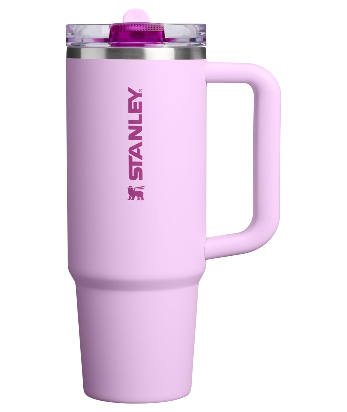 STANLEY Quencher ProTour Flip Straw Tumbler with Leakproof Lid 40 oz | Built-In Straw and Handle | Cup Holder Compatible for Travel | Insulated Stainless Steel Cup | BPA-Free | Black