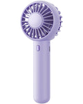 Gaiatop Mini Portable Fan, Small and Powerful, Cute Design 3 Speed Personal Handheld fan and Desktop with Base, Lightweight USB Rechargeable for Travel Lash Makeup Girl Women Summer Gift Pink