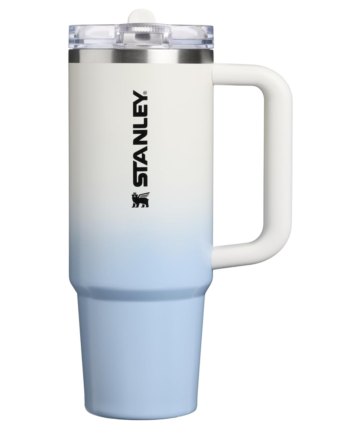 STANLEY Quencher ProTour Flip Straw Tumbler with Leakproof Lid 40 oz | Built-In Straw and Handle | Cup Holder Compatible for Travel | Insulated Stainless Steel Cup | BPA-Free | Black