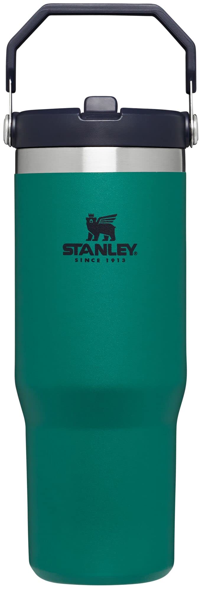 Stanley IceFlow 2.0 Flip Straw Tumbler with Handle 30 oz | Twist On Lid and Flip Up Straw | Leak Resistant Water Bottle | Insulated Stainless Steel | BPA-Free | Dried Pine
