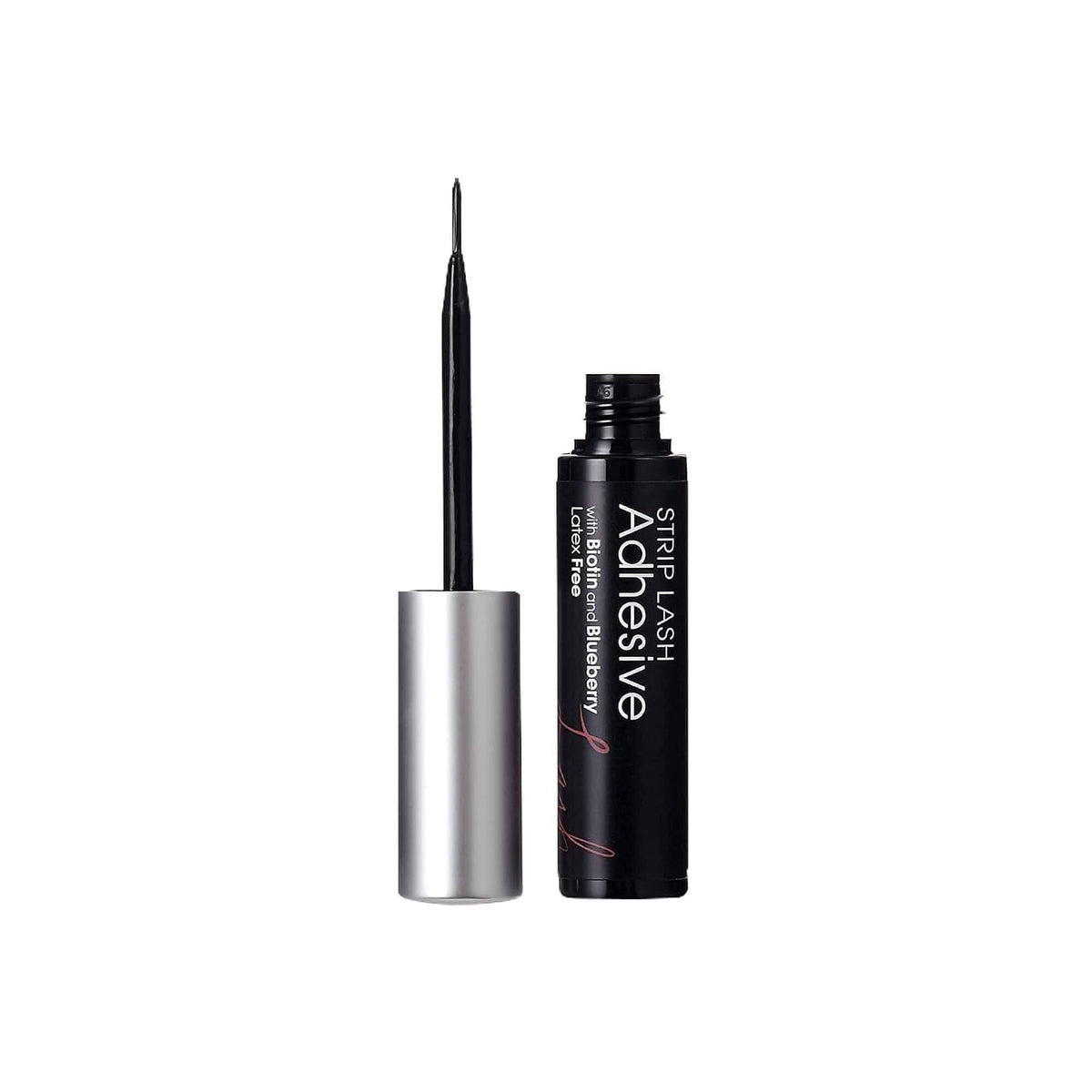 KISS Looks So Natural False Eyelashes Shy' 12mm, 5 Pairs, Lash Couture Lash Glue, Black Adhesive, Strip Lashes