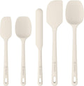 ChefAide 5 Pieces Silicone Spatulas Set, Heat Resistant Rubber Spatula