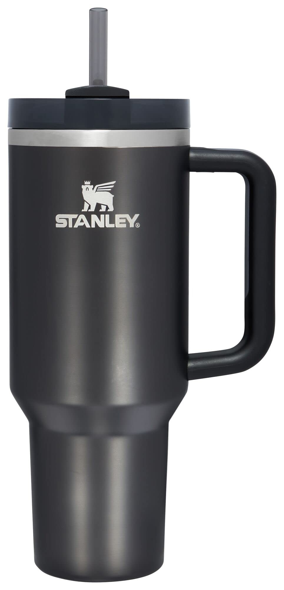 STANLEY Quencher H2.0 Tumbler with Handle and Straw 40 oz Flowstate 3-Position Lid Cup Holder Compatible for Travel Insulated Stainless Steel Cup BPA-Free Rose Quartz 2.0
