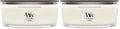 WoodWick Fireside Holiday Candle Gifts for Women and Men, 9.7 oz Medium Hourglass Candle with Crackling Wick