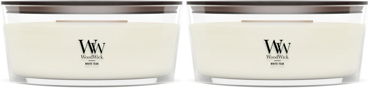 WoodWick Fireside Holiday Candle Gifts for Women and Men, 9.7 oz Medium Hourglass Candle with Crackling Wick