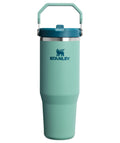 Stanley IceFlow 2.0 Flip Straw Tumbler with Handle 30 oz | Twist On Lid and Flip Up Straw | Leak Resistant Water Bottle | Insulated Stainless Steel | BPA-Free | Dried Pine