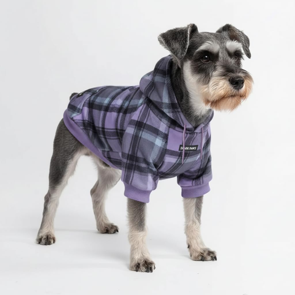 Spark Paws Dog Hoodie – Premium Dog Sweater for Small, Medium, and Large Dogs | Warm Outfits for French Bulldogs, Pitbull, Puppy, Winter Jacket Alternative - Alpine - L