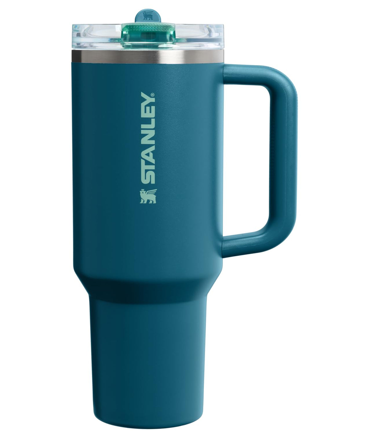 STANLEY Quencher ProTour Flip Straw Tumbler with Leakproof Lid 40 oz | Built-In Straw and Handle | Cup Holder Compatible for Travel | Insulated Stainless Steel Cup | BPA-Free | Black