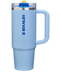STANLEY Quencher ProTour Flip Straw Tumbler with Leakproof Lid 40 oz | Built-In Straw and Handle | Cup Holder Compatible for Travel | Insulated Stainless Steel Cup | BPA-Free | Black