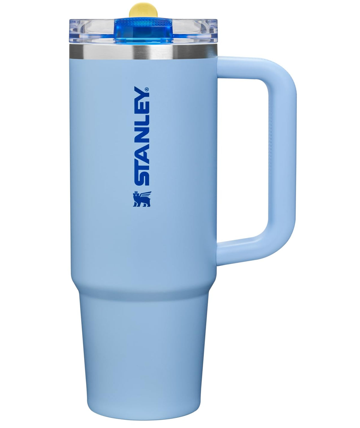 STANLEY Quencher ProTour Flip Straw Tumbler with Leakproof Lid 40 oz | Built-In Straw and Handle | Cup Holder Compatible for Travel | Insulated Stainless Steel Cup | BPA-Free | Black