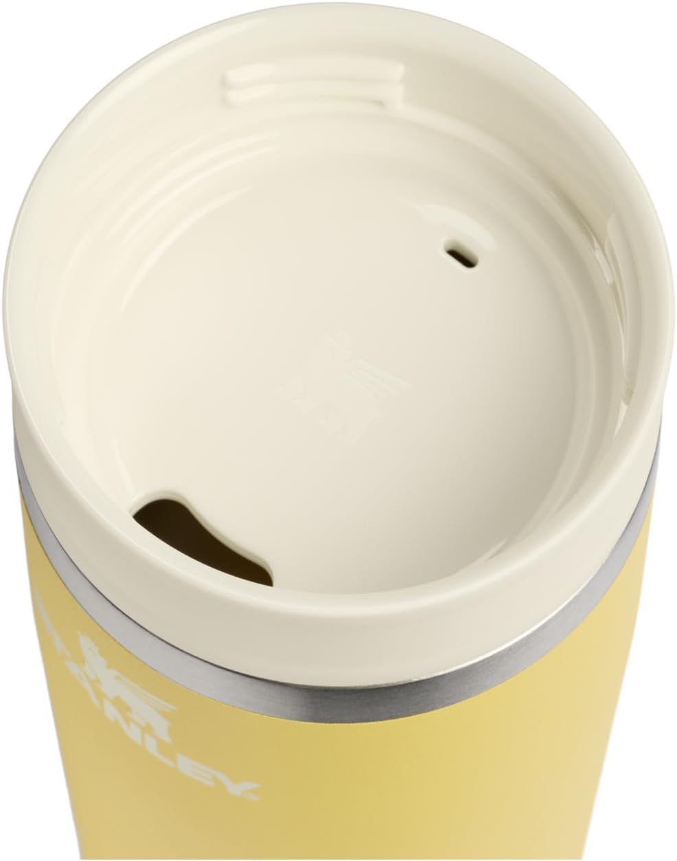 STANLEY Cafe To Go Travel Mug 16 oz | Leakproof Two-Part Drink Through Lid | Tumbler Cup for Coffee, Tea and Drinks | Insulated Stainless Steel Coffee Mug | BPA-Free | Daffodil